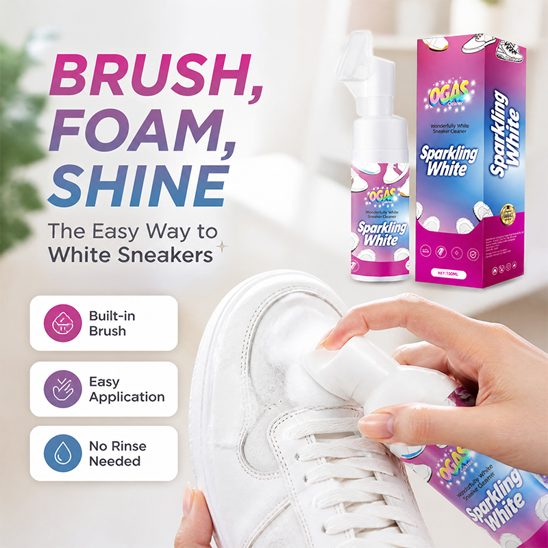 رغوة تنظيف أحذية رياضية بيضاء  - مراجعة Sneaker Cleaner وسعره